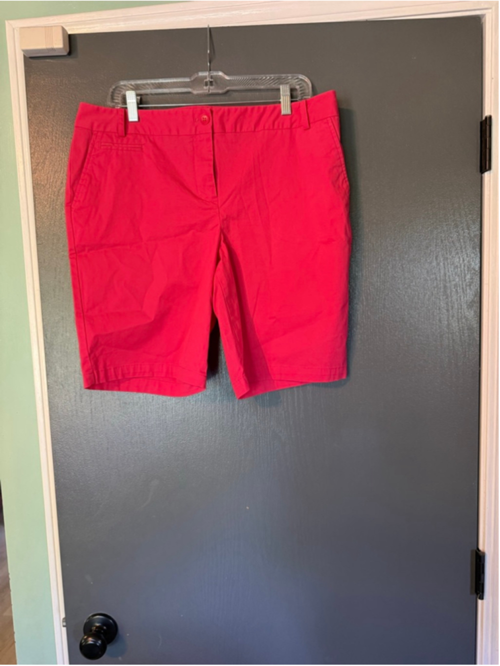 Women's TALBOTS Petite Pink Bermuda Shorts 14P